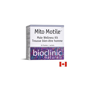 Mito Motile™ Male Wellness Kit - Фертилитет формула за мъже, 30 пакетчета Natural Factors 629022098156