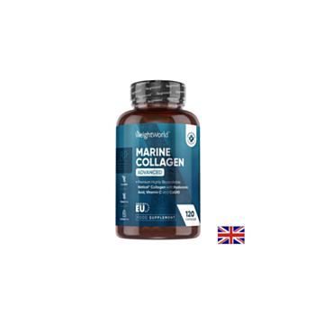 Млада кожа - Здрави стави - Хидролизиран морски колаген, витамин С, хиалуронова киселина, цинк и коензим Q10, 120 капсули 5056128109519