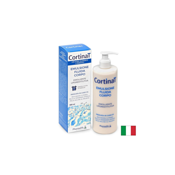 Емулсия за тяло с хиалуронова киселина + пребиотици – За суха и чувствителна кожа, CortinaT, 400 ml