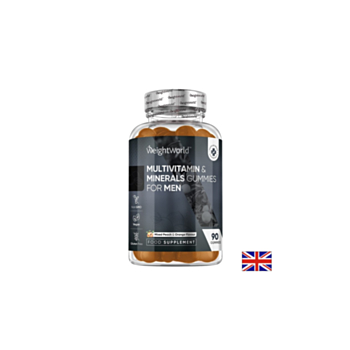 Мултивитамини и Минерали за мъже, 90 желирани таблетки с вкус на ягода и малина 