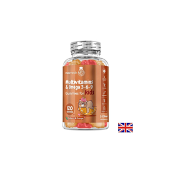 Мултивитамини + Омега 3-6-9 (формула за деца), 120 желирани таблетки 