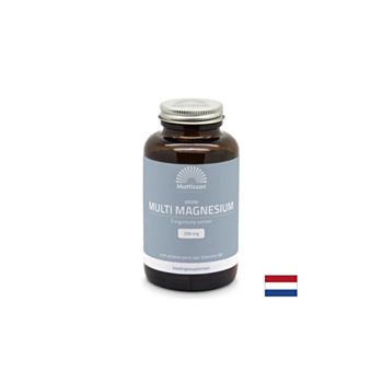 Мускулна, сърдечна и нервна система - Mулти Магнезий + Витамин В6 (веган формула), 180 таблетки