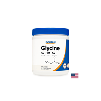 Нервна система и мускулна функция - Глицин, 454 g прах Nutricost 810014672823