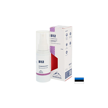 Нервна система - Витамин В12 (метилкобаламин), спрей с вкус на мента 30 ml/ 200 впръсквания Nordaid 4744272010300