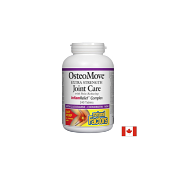 OsteoMove® Joint Care/ ОстеоМуув® Грижа за ставите x 240 таблетки Natural Factors 068958268415
