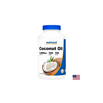 Отслабване и метаболизъм - Кокосово масло 1000 mg, 120 софтгел капсули 0857077008480