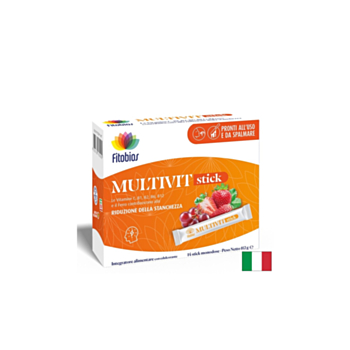Пълен спектър витамини и минерали – За енергия, имунитет и тонус, Multivit Stick, 14 течни сашета 8053782430956