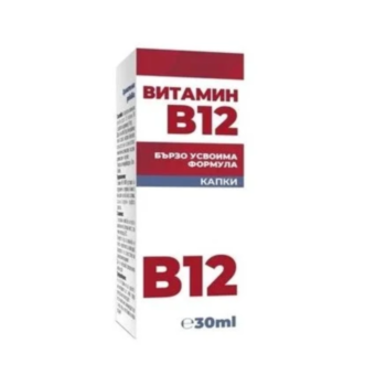 ОМЕГА ВИТА ВИТАМИН B12 КАПКИ 30МЛ