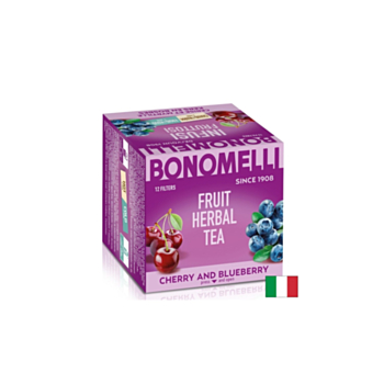 Плодов чай с череша и боровинки - Богат вкус и антиоксидантна сила, 12 пакетчета