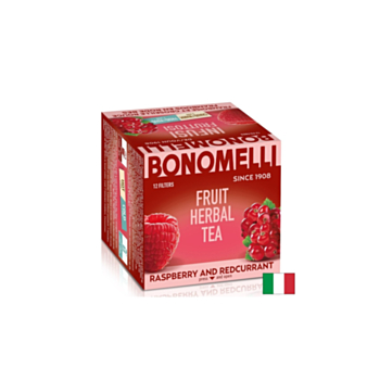 Плодов чай с малини и червено френско грозде – Естествена свежест, 12 пакетчета