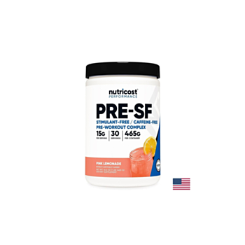 Пред тренировъчен комплекс PRE-SF, 450 g прах, с aромат на розова лимонада, 30 дози