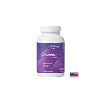 Пробиотик 100 mg + Шафран 28 mg – Спокойствие и емоционален баланс, Zenbiome Cope™, 60 капсули