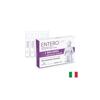 Пробиотик EnteroLife®, 2 млрд. активни пробиотици, 20 флакона х 5 ml 8052049550055