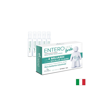 Пробиотик EnteroLife® Форте, 4 млрд. пробиотици, 10 флакона x 5 ml 8052049550055