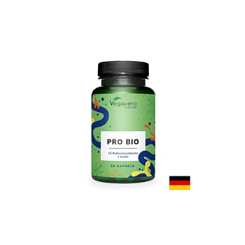 Пробиотик + Инулин - 4 милиарда живи пробиотични култури, 90 капсули Vegavero