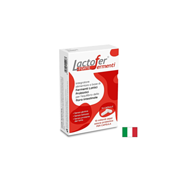 Пробиотик Lactofer® Форте - За чревен комфорт и имунна защита, 14 капсули 8052049554473