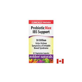 Пробиотик Max IBS Support (синдром на раздразнените черва), 30 млрд. активни пробиотици х 45 V- капсули 625273039160