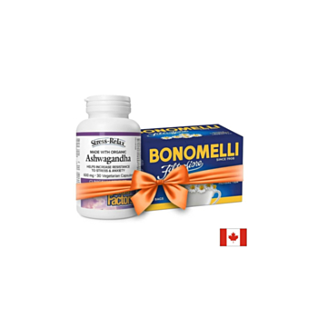 Промопакет „Спокойствие и баланс“ – Ашваганда KSM-66 + подарък чай от лайка