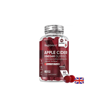 Редукция на теглото - Ябълков оцет, 90 желирани таблетки Weight Worl 5056128124864