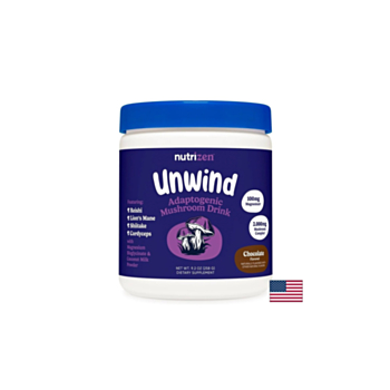 Рейши + Лъвска грива + Магнезий – Спокоен сън и нервен баланс, 258 g прах с вкус на шоколад 