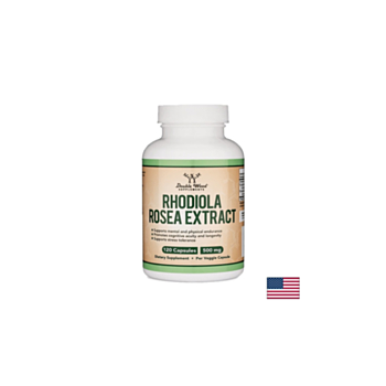Rhodiola Rosea Extract - Златен корен екстракт, 120 капсули Double Wood
