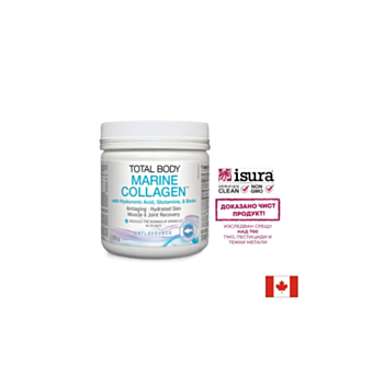Рибен колаген на прах, с хиалуронова киселина, глутамин и биотин - Total Body Collagen™, 135 g Natural Factors