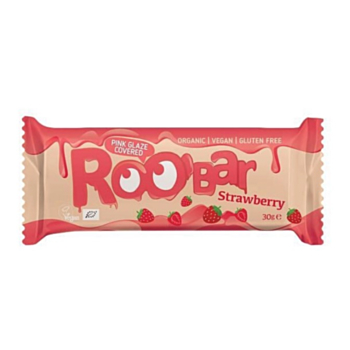 РООБАР С ЯГОДИ ПОКРИТ С РОЗОВА ГЛАЗУРА 30G