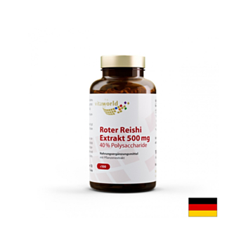 Roter Reishi extrakt / Червено Рейши 500 mg, 100 капсули