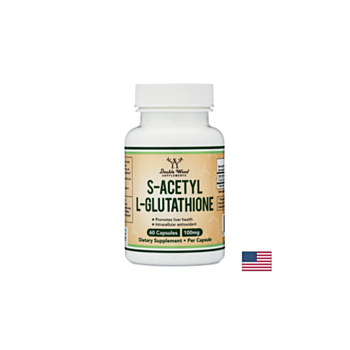 S-Acetyl-L-Glutathione/ S-Ацетил-L-Глутатион, 60 капсули Double Wood 8687422208126