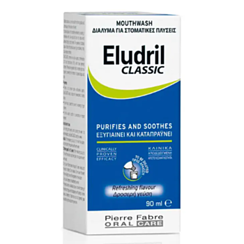 ЕЛУДРИЛ ВОДА ЗА УСТА 90 МЛ А