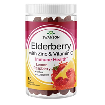 Бъз с цинк и витамин С дъвчащи таблетки с вкус на лимон и малина