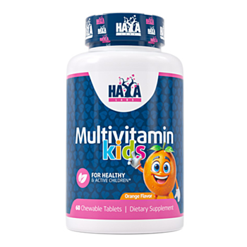 ХАЯ ЛАБС МУЛТИВИТАМИНИ ЗА ДЕЦА С ВКУС НА ПОРТОКАЛ ЖЕЛИРАНИ ТАБЛЕТКИ Х 60 С