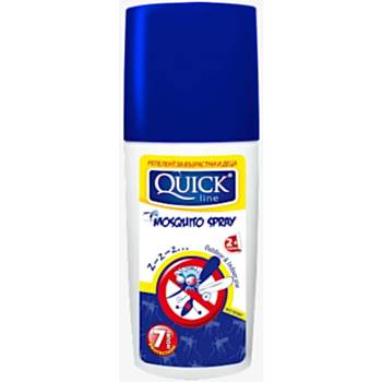 КУИКЛАЙН РЕПЕЛЕНТ ЗА ВЪЗРАСТНИ И ДЕЦА ПРОТИВ КОМАРИ 100МЛ