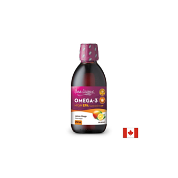Sea-Licious® Omega-3 High EPA + Vitamin D3 / Омега-3 (високо съдържание на EPA) + витамин D3, 250 ml Natural Factors 884288860552