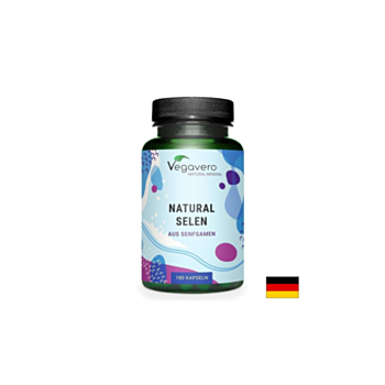 Селен (натурален, от семена на горчица) - За имунитет и антиоксидантна защита, 100 µg х 180 капсули