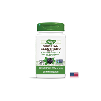 Siberian Eleuthero Root/ Женшен сибирски (корен) 425 mg х 100 капсули Nature’s Way