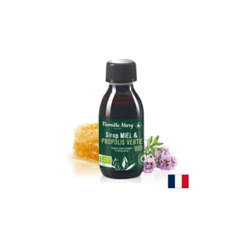 Sirop Miel & Propolis Verte Bio / Сироп с Пчелен мед и Зелен прополис органик, 150 ml Famille Mary