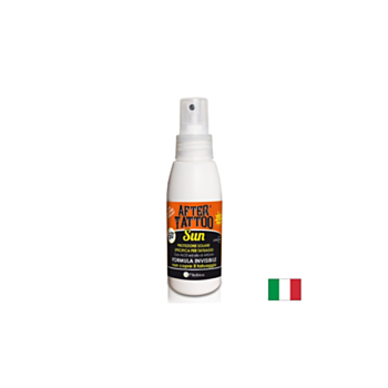 Слънцезащитен спрей SPF 50+ – За татуирана кожа с алое вера и витамин Е, After Tattoo Sun, 75 ml 8051013720036