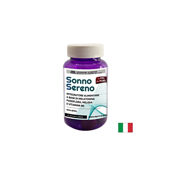 Мелатонин + пасифлора, маточина и витамин В6 - При стрес, безсъние, тревожност, 30 желирани таблетки 8052049553223