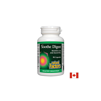Soothe Digest - Формула за добро храносмилане х 90 капсули Natural Factors 068958017471