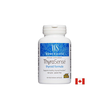 ThyroSense® WomenSense® / Тироидна формула х 60 капсули Natural Factors 068958049403