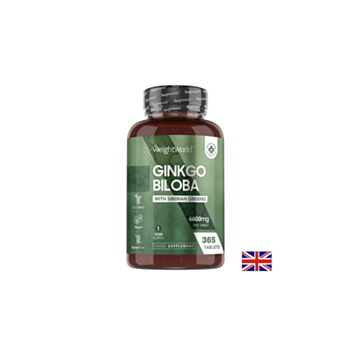 Mозъчна функция и кръвообращение - Гинко билоба 120 mg + Сибирски женшен 24 mg, 365 таблетки 