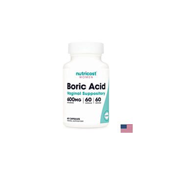 Вагинални инфекции - Борна киселина (Boric Acid), 600 mg х 60 вагинални капсули