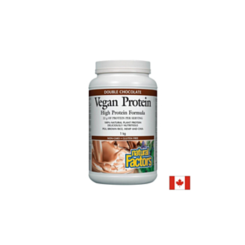 Vegan Protein High Protein Formula / Веган протеин с вкус на шоколад Natural Factors 068958029245