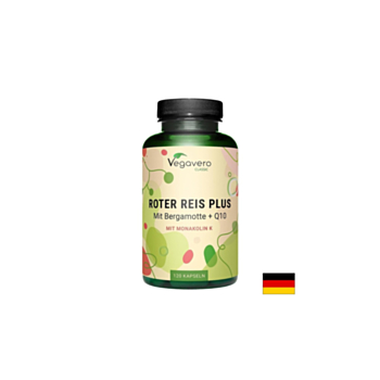 Здраве за сърцето - Червен ориз (дрожди) + бергамот и коензим Q10, 120 капсули