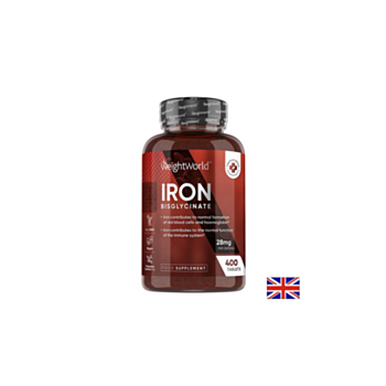 Желязо бисглицинат 14 mg – Кръвообразуване и енергия, 400 таблетки 