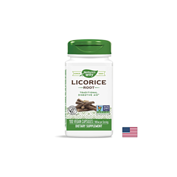 Licorice Root / Женско биле (корен) 450 mg х 100 капсули Nature’s Way