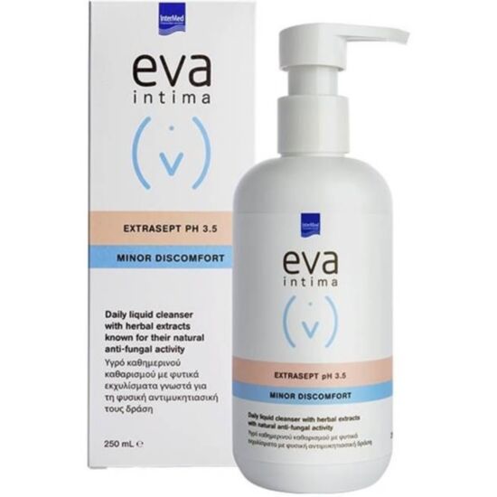 EVA INTIMA EXTRASEPT pH 3.5 ПОЧИСТВАЩ ГЕЛ 250МЛ - изглед 1