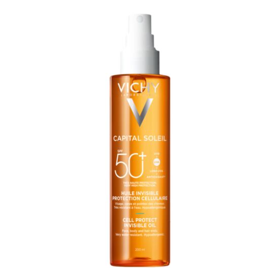 ВИШИ SOLEIL SPF50+ МАСЛО CELL PROTECT лице, тяло, коса 200мл. 892308 - изглед 1