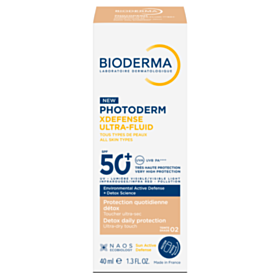 BIODERMA PHOTODERM XDEFENSE УЛТРА ФЛУИД SPF 50+ СВЕТЪЛ 40МЛ